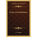 Prayer And Meditation