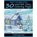 Adult Coloring Book: 30 Winter Chill Coloring Pages