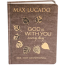 God Is with You Every Day, Deluxe Leathersoft Over Board: Daily Devotions of Hope and Comfort for When Life Feels Uncertain (a 365-Day Devotional)