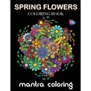 Spring Flowers Coloring Book