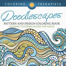 Doodlescapes: Pattern And Design Coloring Book - Calming Coloring Books For Adults