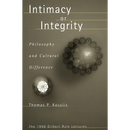 Intimacy or Integrity: Philosophy and Cultural Difference