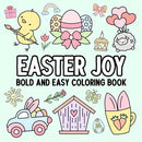 Easter Joy: Bold and Easy Coloring Book