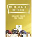 Multi-Subject Notebook College Ruled 200 Pages