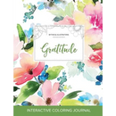 Adult Coloring Journal: Gratitude (Mythical Illustrations, Pastel Floral)