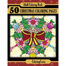 Adult Coloring Book: 50 Christmas Coloring Pages