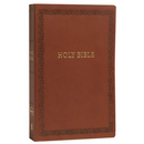 NKJV, Holy Bible, Soft Touch Edition, Imitation Leather, Brown, Comfort Print
