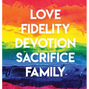 Rainbow Wedding Guest Book