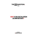 Why Is De-escalation So Important?