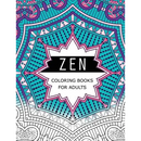Zen Coloring Books For Adults: Anti-Stress Art Therapy for Busy People (The Mindfulness Coloring Series)