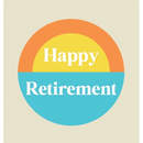 Happy Retirement Guest Book with lined pages (hardback)