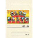 Vintage Lined Notebook Greetings from Glen Ellyn, Illinois