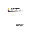 Mentoring in Higher Education: Best Practices Workbook