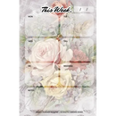 Weekly Planner Notepad: Vintage Roses, Daily Planning Pad for Organizing, Tasks, Goals, Schedule