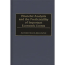 Financial Analysis and the Predictability of Important Economic Events