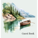 Guest book (hardback), comments book, guest book to sign, vacation home, holiday home, visitors comment book