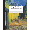 Comp Notebook: Van Gogh Cafe Terrace at Night Wide Ruled Composition Notebook Journal for Students, College, School, Office, Work