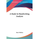 A Study In Handwriting Analysis
