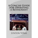 A Concise Guide for Operating a Restaurant