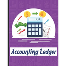 accounting ledgers for bookkeeping: Accounting General Ledge, sustained and long lasting tracking and record keeping Size:8.5"x11" in 100