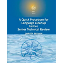 A Quick Procedure For Language Cleanup before Senior Technical Review