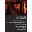 Effective Strategies to Ensure Business Continuity/Disaster Recovery