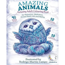 RELAXING Adult Colouring Book: Amazing Animals - For Relaxation, Meditation, Stress Relief, Calm And Healing