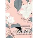 Coordinate Your Chaos To-Do List Notebook: 120 Pages Lined Undated To-Do List Organizer with Priority Lists (Medium A5 - 5.83X8.27 - Jasmine Flowers w