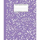 Marble Composition Notebook College Ruled: Lavender Marble Notebooks, School Supplies, Notebooks for School