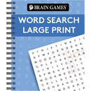 Brain Games - Word Search Large Print (Blue)