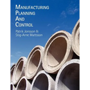 Manufacturing Planning and Control