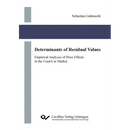 Determinants of Residual Values. Empirical Analyses of Price Effects in the Used-Car Market
