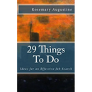 29 Things To Do: Ideas for an Effective Job Search