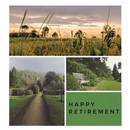 Happy Retirement Guest Book (Hardcover): Guestbook for retirement, message book, memory book, keepsake, retirement book to sign