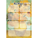 Weekly Planner Notepad: Van Gogh Sunflowers, Daily Planning Pad for Organizing, Tasks, Goals, Schedule