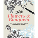Zenline Flowers & Bouquets: Draw Over the Lines to Create Beautiful Designs and Calm Your Mind