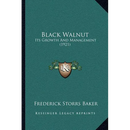 Black Walnut: Its Growth And Management (1921)